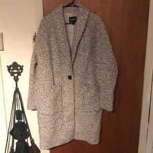 Textured vintage long coat